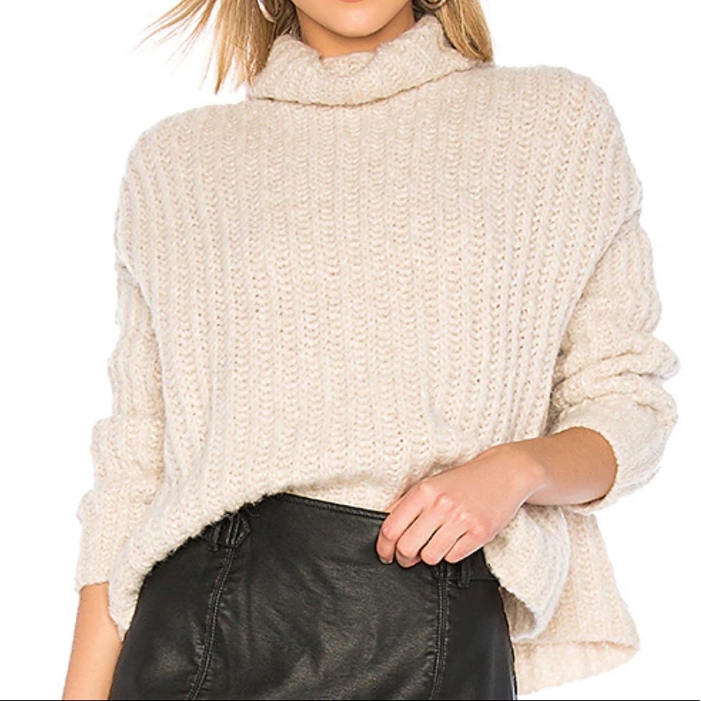 Free People Fluffy Fox Sweater Small